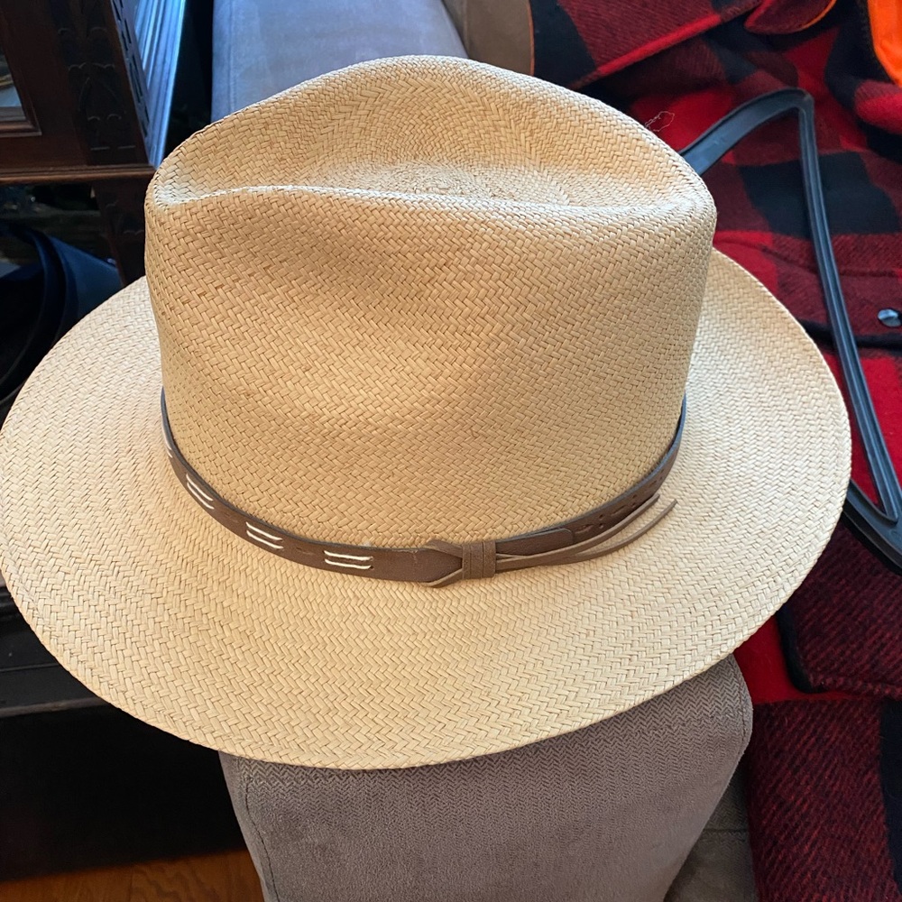Genuine BAILEY Panama hat, size, extra large, mint condition, 6 inch crown